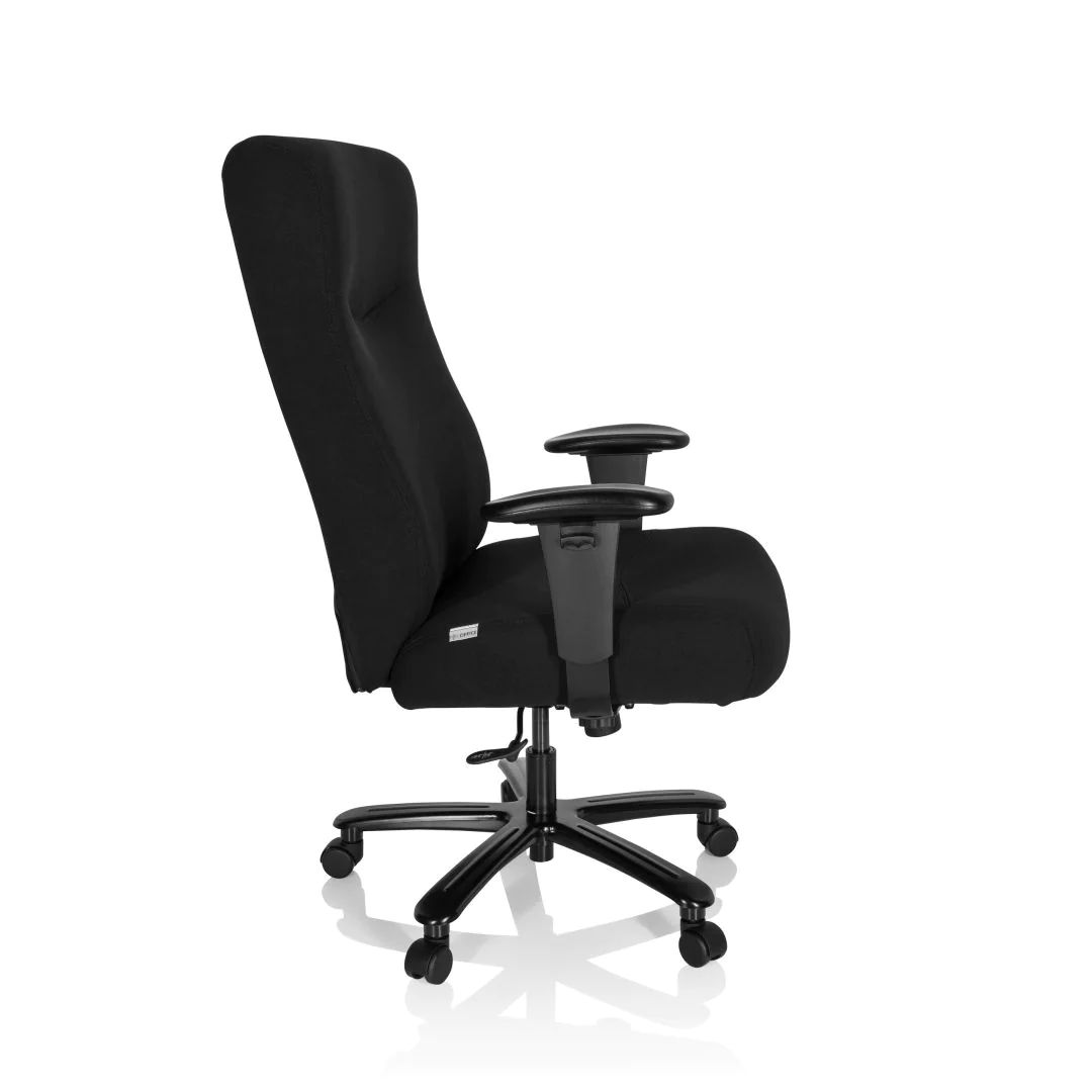Chefsessel XXL EVEREST I Stoff schwarz von HJH - Produktbild 6 von 12