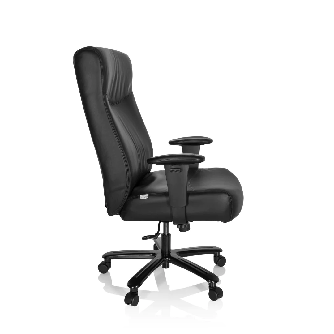 Chefsessel XXL EVEREST II Leder schwarz von HJH - Produktbild 6 von 12