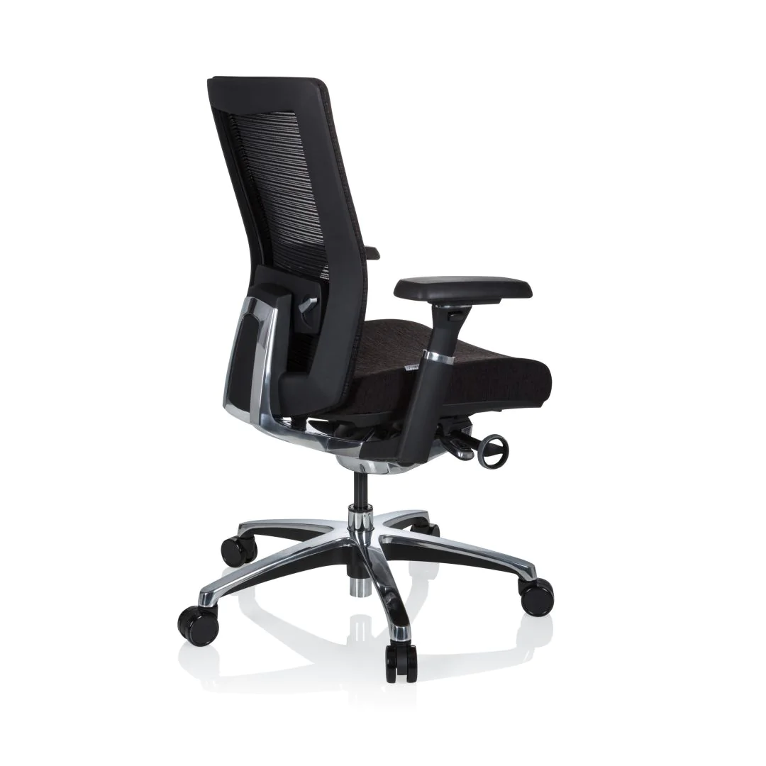 Bürostuhl NOVA PRO ALU Stoff schwarz von HJH - Produktbild 8 von 13