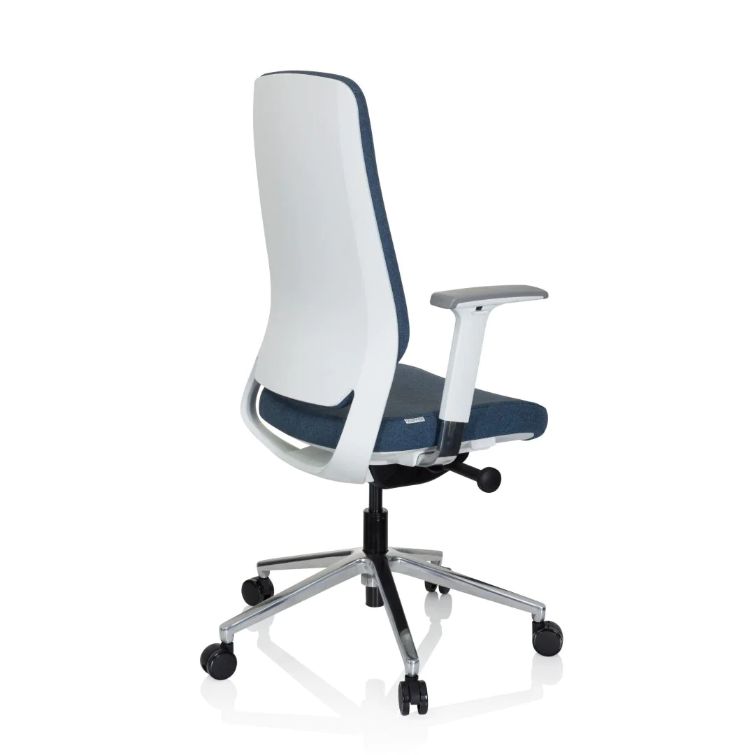 Bürostuhl Drehstuhl CHIARO T4 WHITE Stoff von HJH - Produktbild 9 von 14