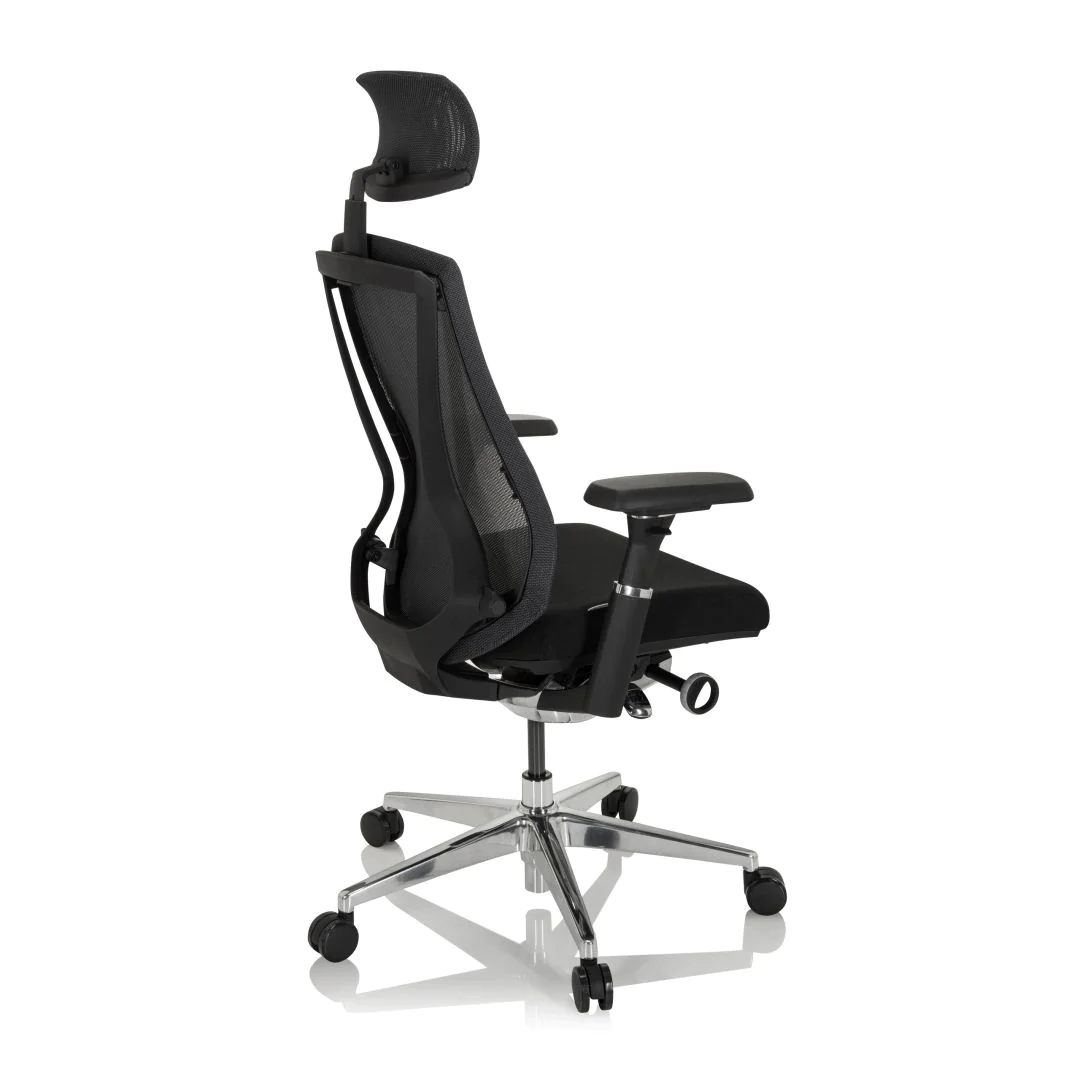 Bürostuhl Drehstuhl INSPERO Netzstoff Stoff schwarz von HJH - Produktbild 10 von 14