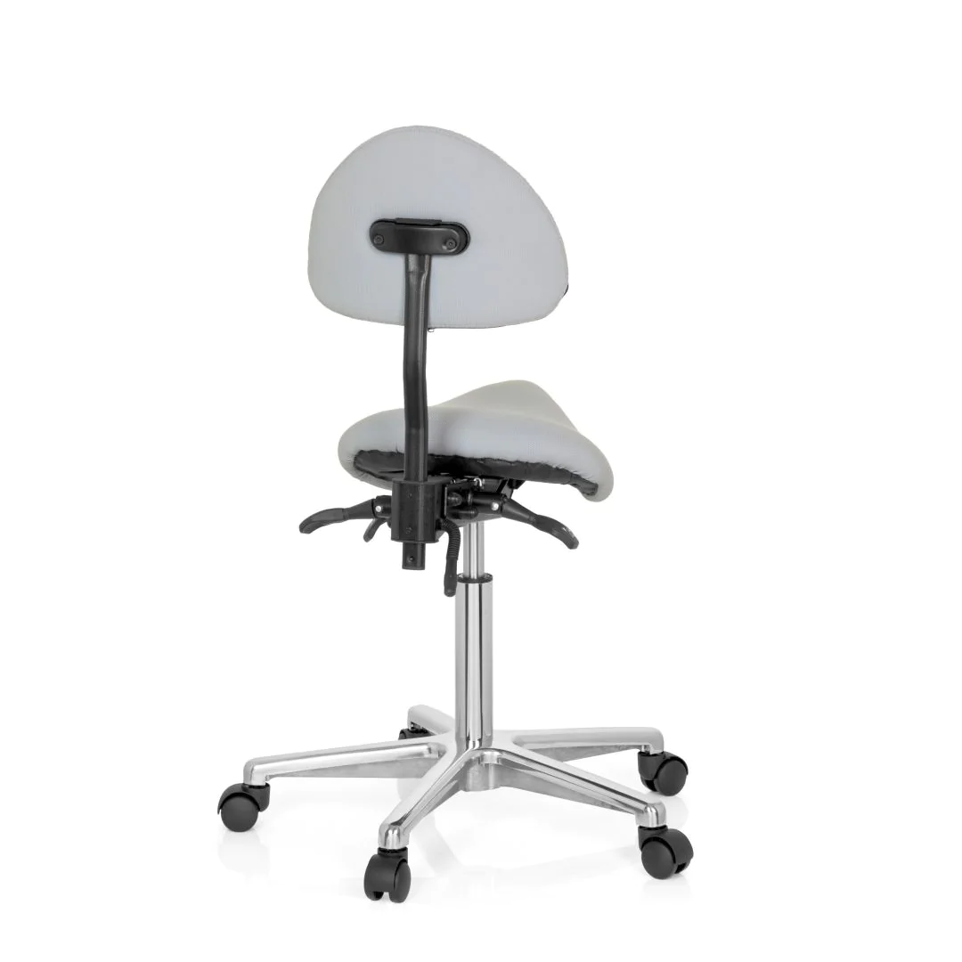 Hocker Drehhocker Arbeitsstuhl Sattel TOP WORK 20 Kunstleder von HJH - Produktbild 8 von 12