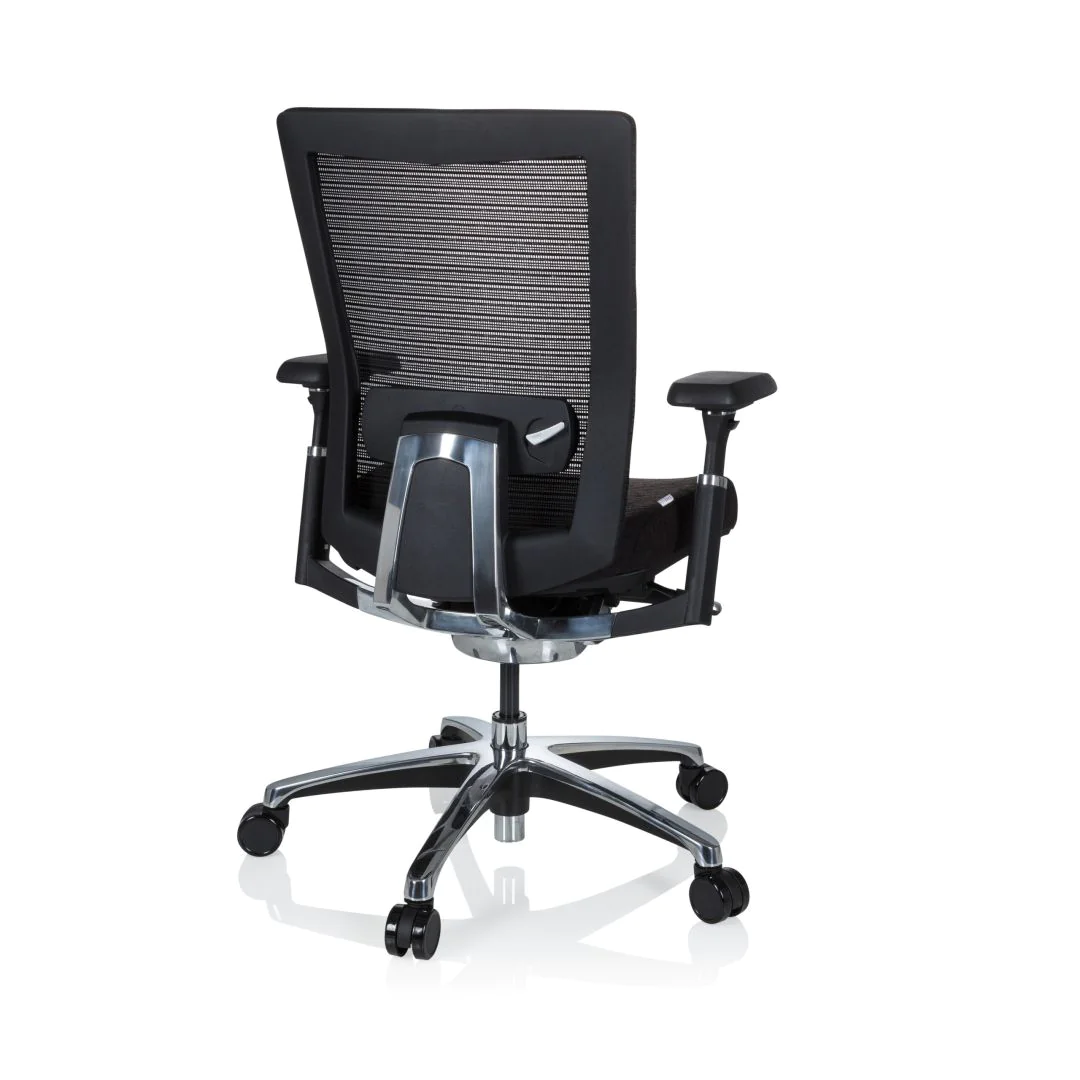 Bürostuhl NOVA PRO ALU Stoff schwarz von HJH - Produktbild 9 von 13