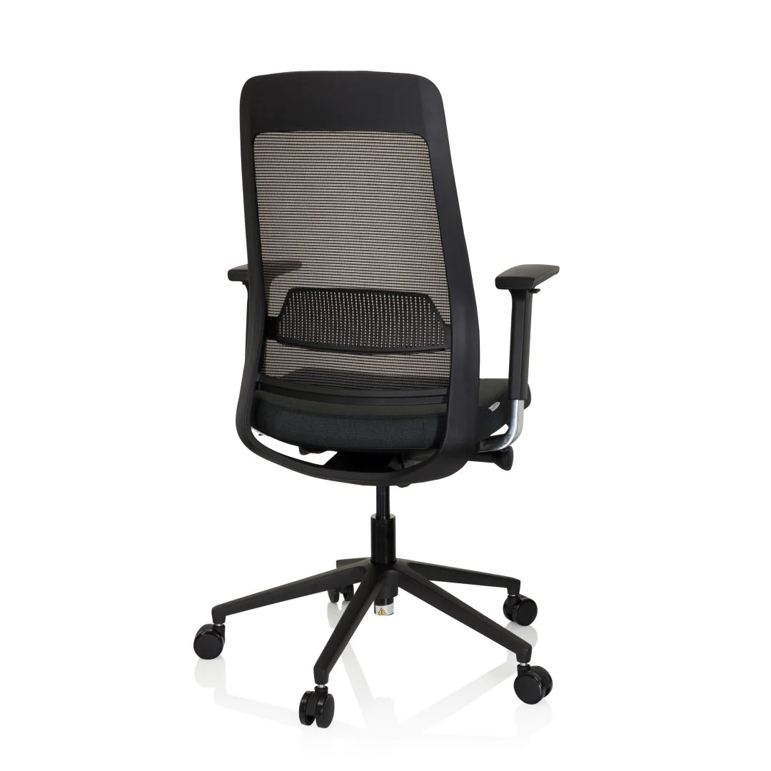 Bürostuhl Drehstuhl CHIARO T1 BLACK Netzstoff Stoff schwarz von HJH - Produktbild 7 von 11
