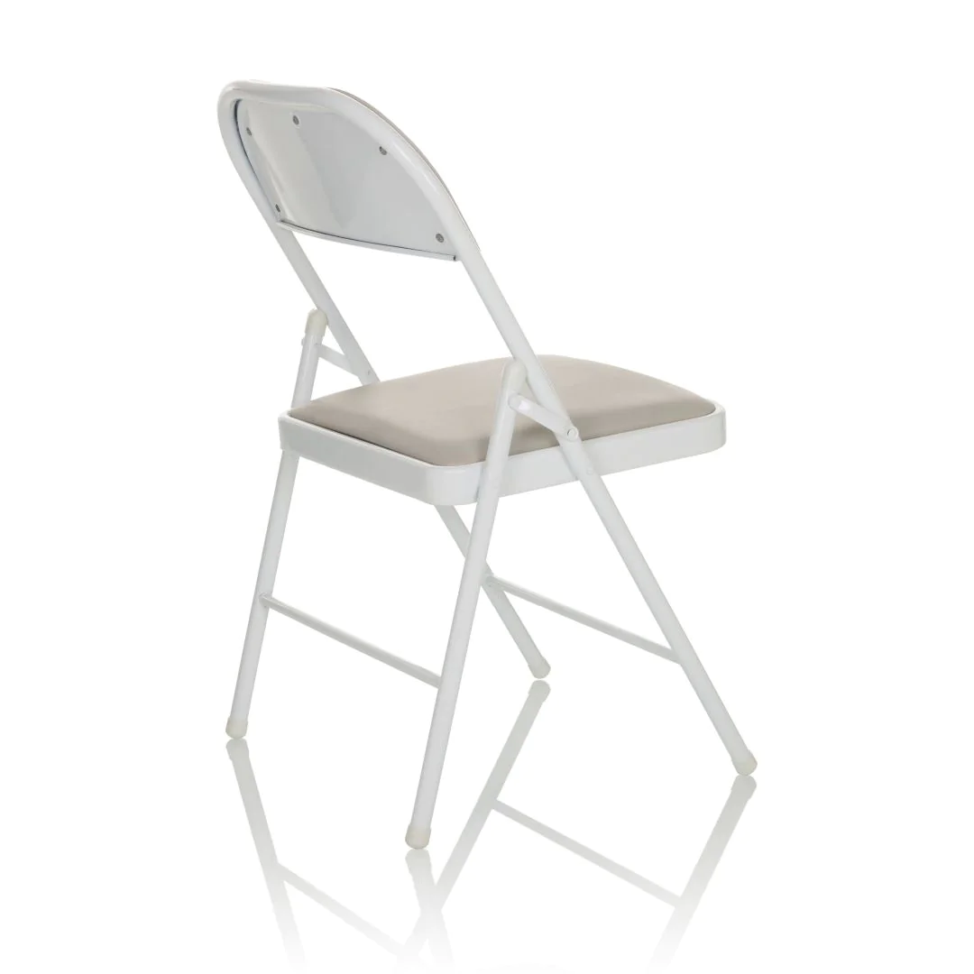 Konferenzstuhl Besucherstuhl Klappstuhl TUDELA W PU grau von HJH - Produktbild 8 von 14