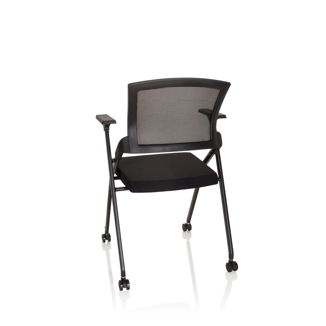 Besucherstuhl Klappstuhl PRIORITY II Netzstoff Stoff schwarz von HJH - Produktbild 12 von 14