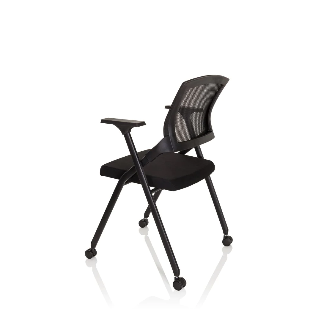Besucherstuhl Klappstuhl PRIORITY II Netzstoff Stoff schwarz von HJH - Produktbild 13 von 14