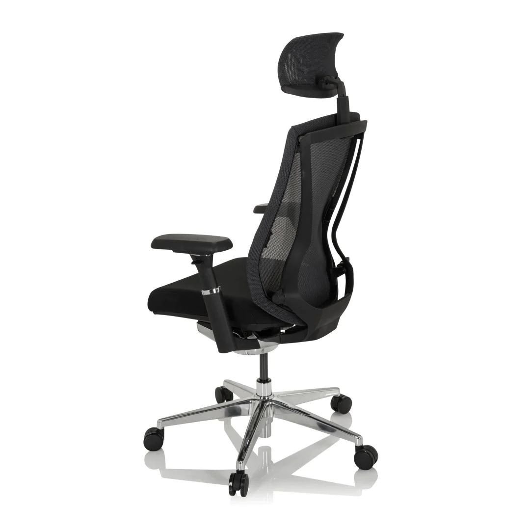 Bürostuhl Drehstuhl INSPERO Netzstoff Stoff schwarz von HJH - Produktbild 13 von 14