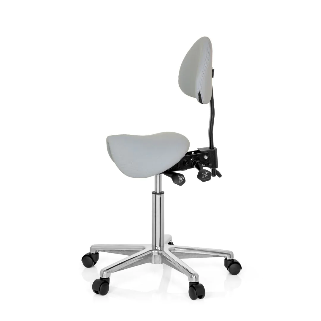 Hocker Drehhocker Arbeitsstuhl Sattel TOP WORK 20 Kunstleder von HJH - Produktbild 11 von 12