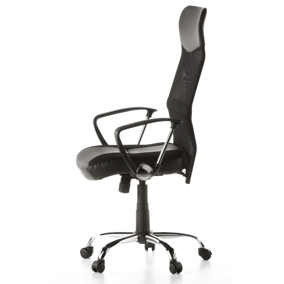 Bürostuhl Chefsessel STRYKA Netz Kunstleder schwarz von HJH - Produktbild 11 von 12