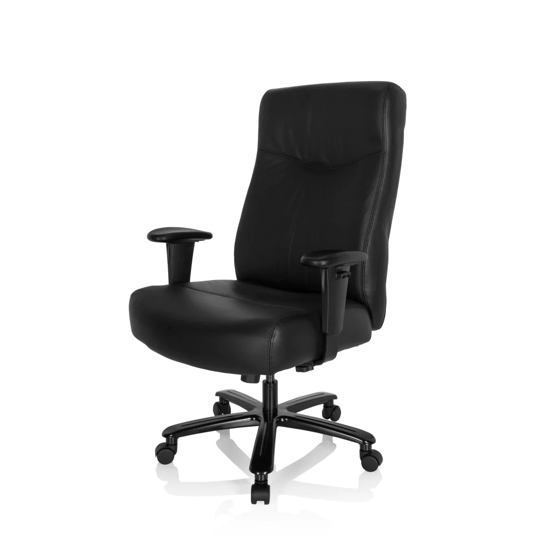 Chefsessel XXL EVEREST II Leder schwarz von HJH - Produktbild 12 von 12