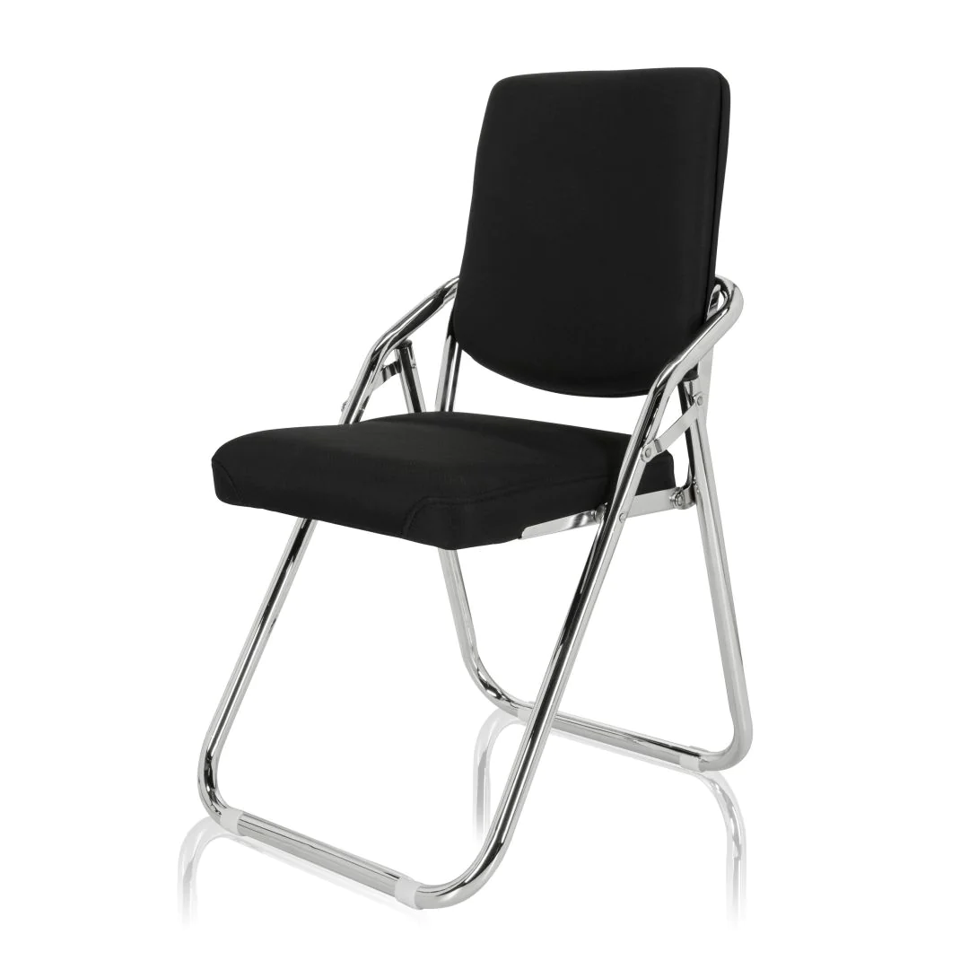 Konferenzstuhl Besucherstuhl Stuhl ESTO Stoff schwarz von HJH - Produktbild 10 von 10