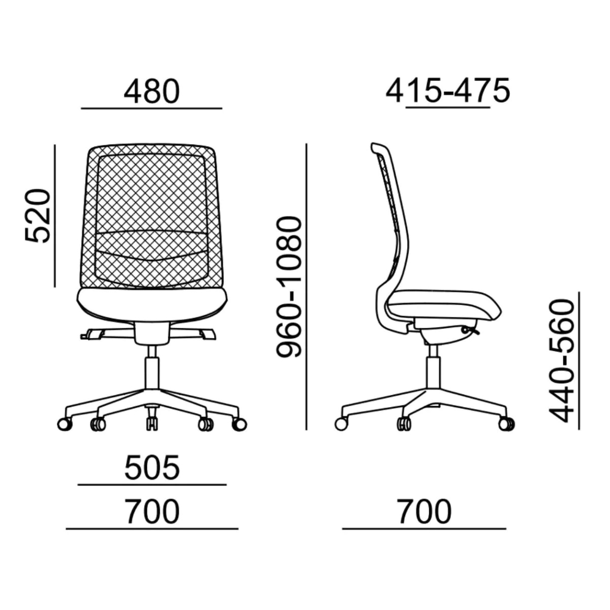 Bürostuhl Victory 1412 von RIM - Produktbild 3 von 4