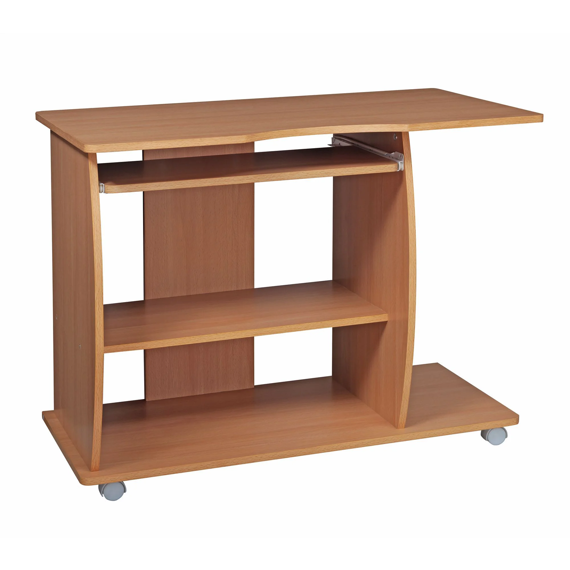 Schreibtisch Grasse 90 x 50 cm mit Rollen von Wohnling - Produktbild 5 von 5