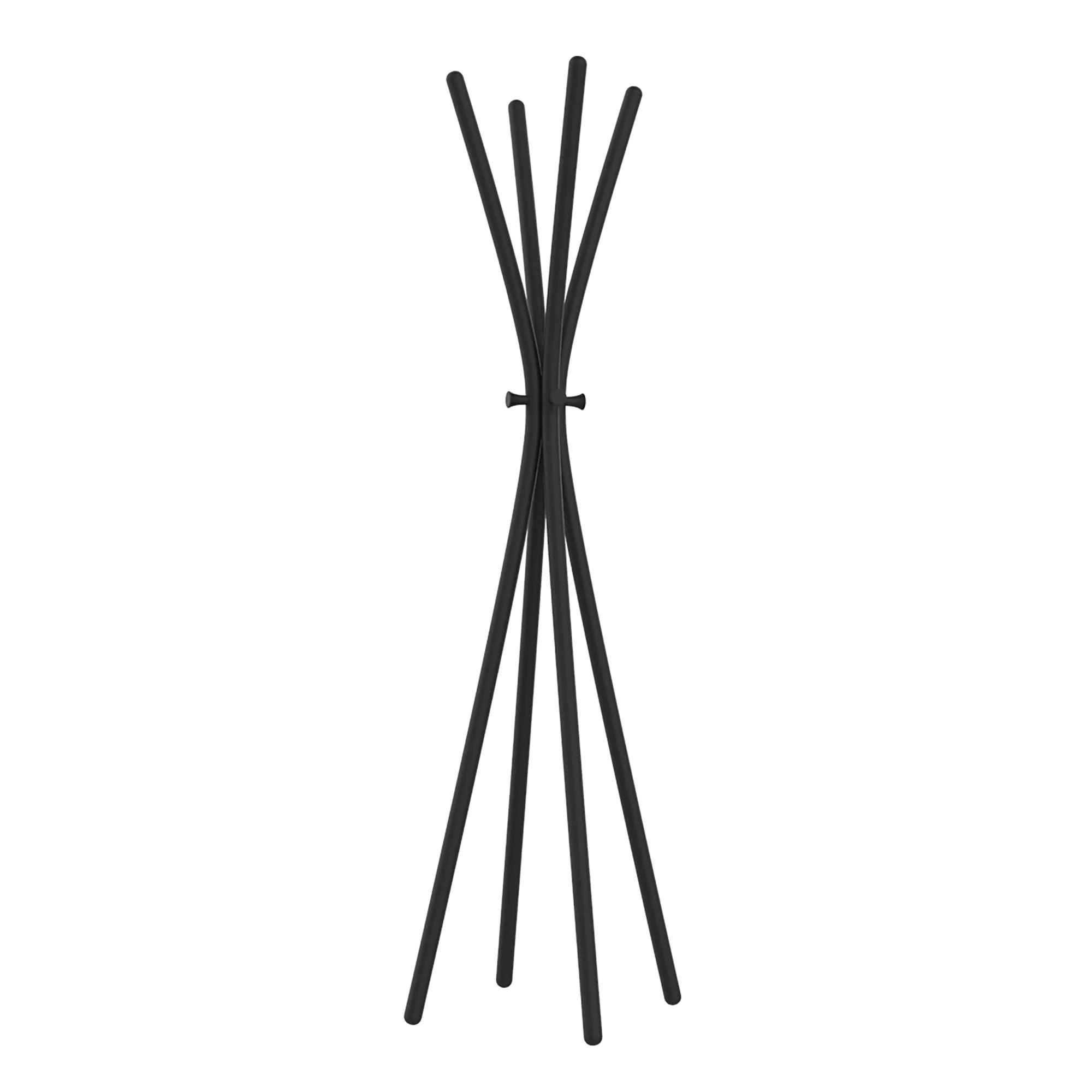 Garderobe Totem - Schwarz von Unilux - Produktbild 5 von 8