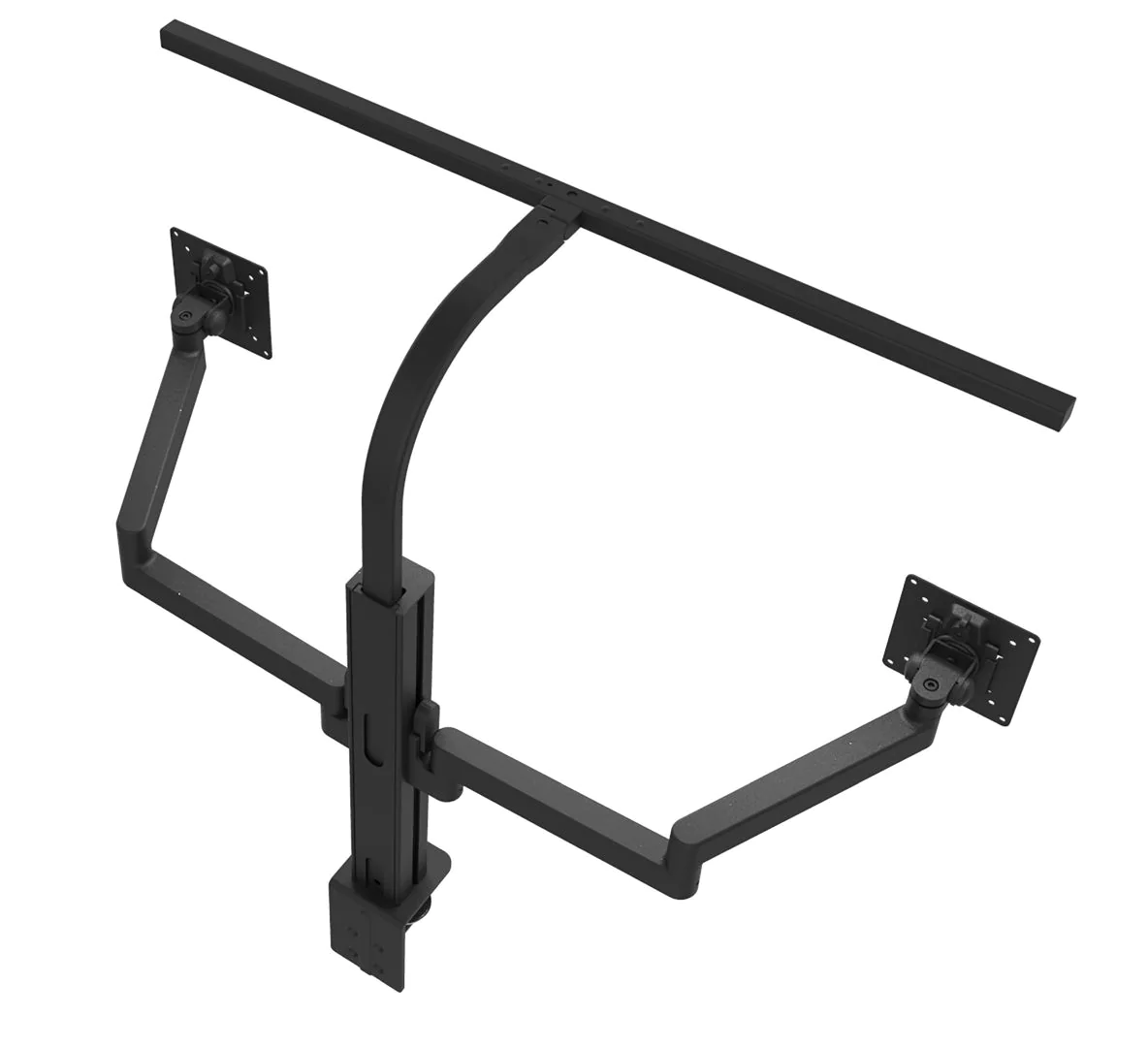 Tischleuchte mit Monitorarm doppelt Strata screen von Unilux - Produktbild 5 von 19