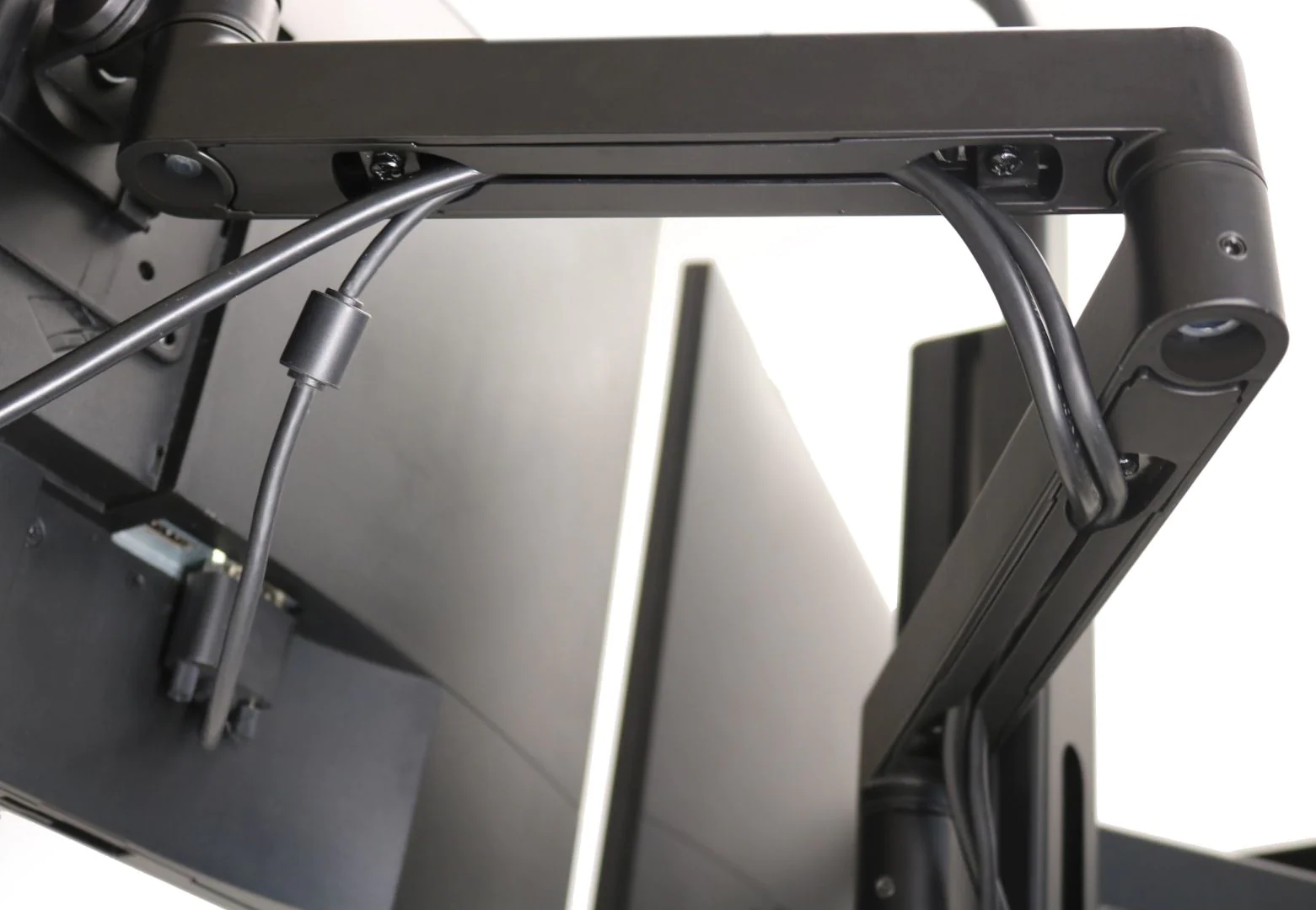 Tischleuchte mit Monitorarm doppelt Strata screen von Unilux - Produktbild 12 von 19