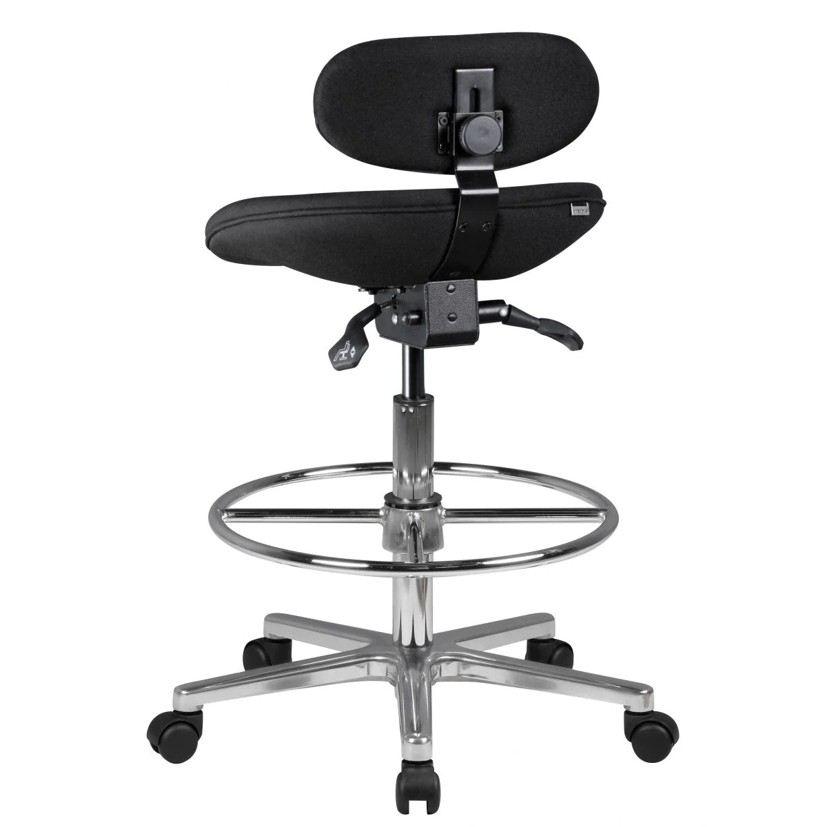 Arbeitshocker Louis - Schwarz von Amstyle - Produktbild 4 von 6
