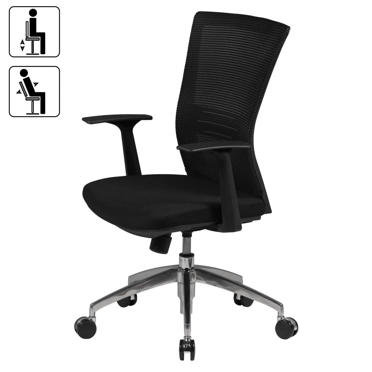 Bürostuhl Baseline - Schwarz von Amstyle - Produktbild 3 von 7