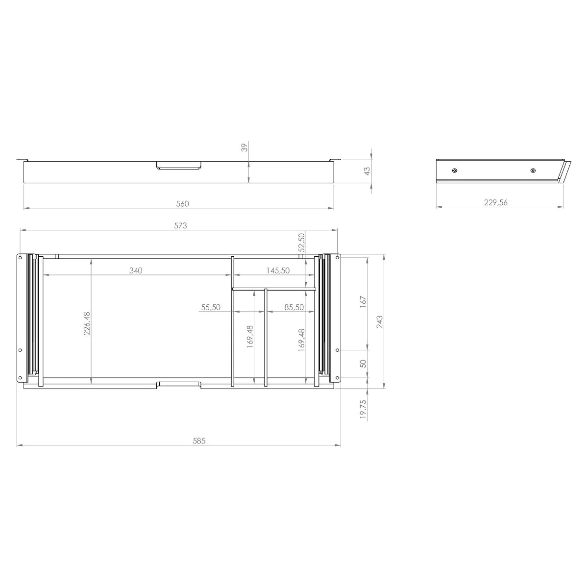 Unterbau-Schublade Bambus Nova online kaufen | Brombel Experte -  PJP-4095-0000-C