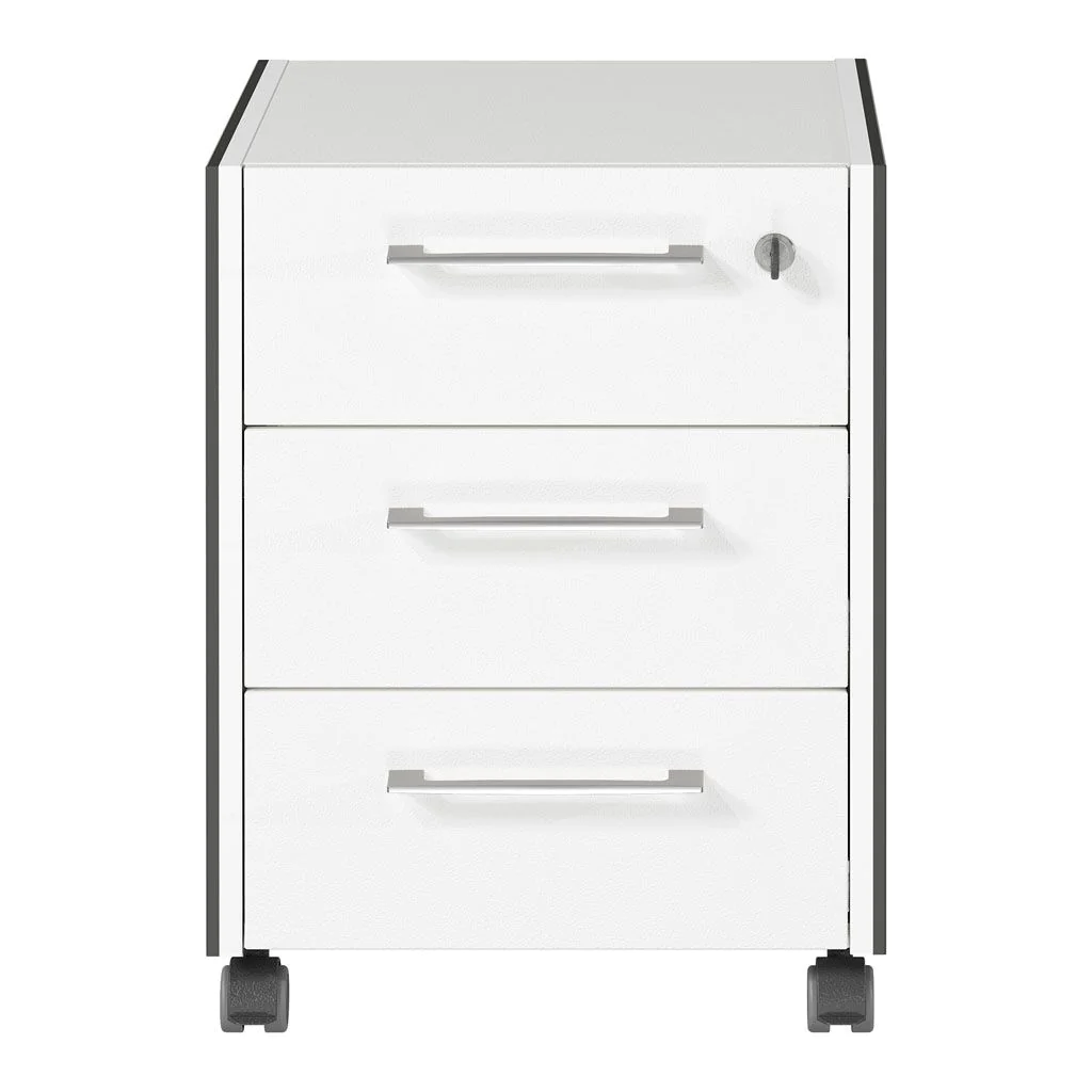Rollcontainer 4257 Pasadena - Graphit/Weiß von BME home - Produktbild 5 von 5