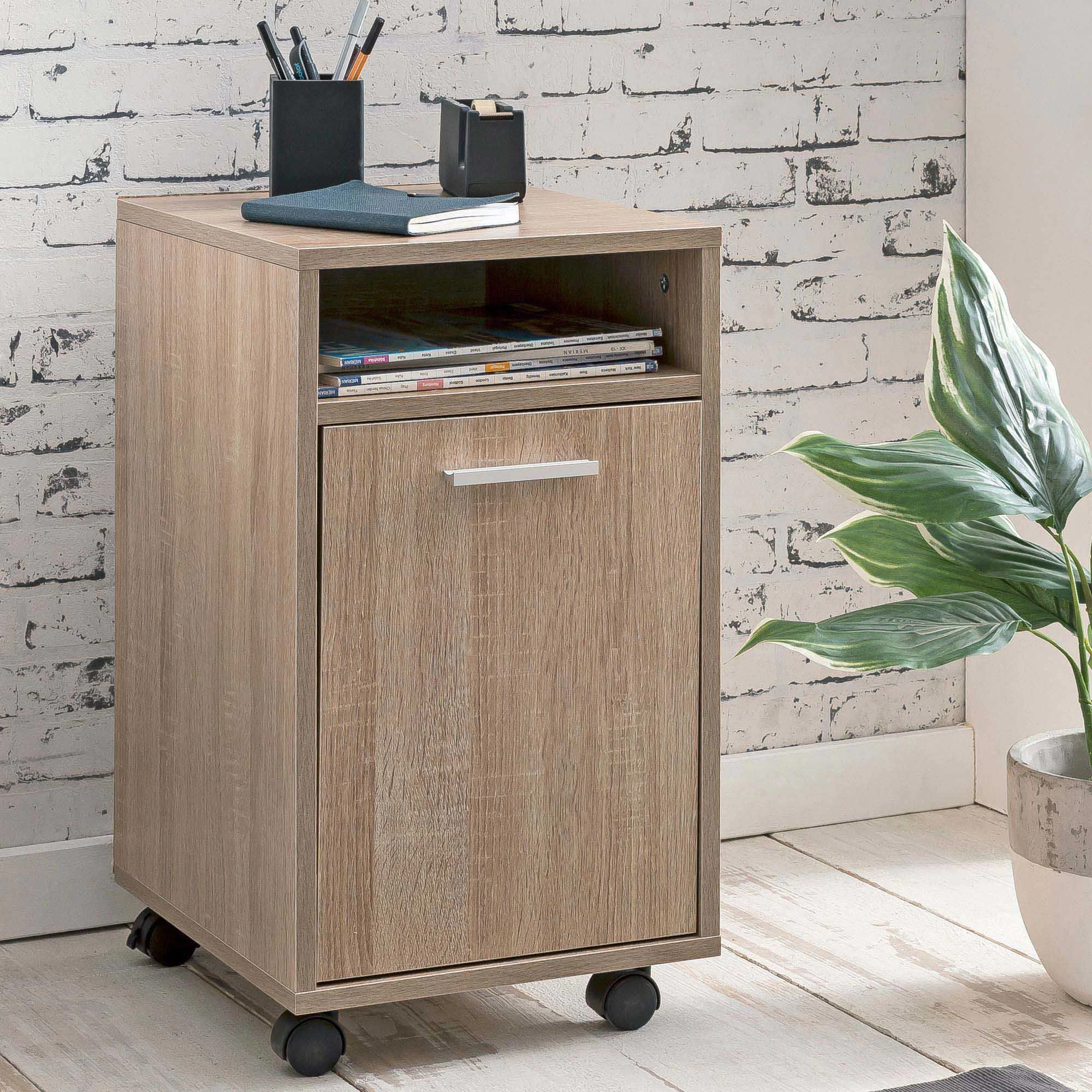 Rollcontainer mit Tür von Wohnling - Produktbild 2 von 6