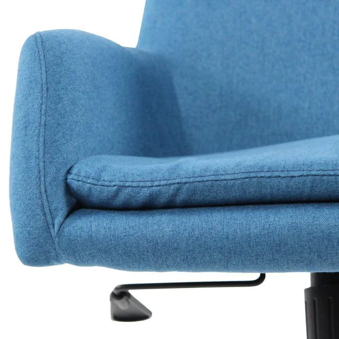 Bürostuhl Drehstuhl SHAKE 400 Stoff blau von HJH - Produktbild 3 von 6