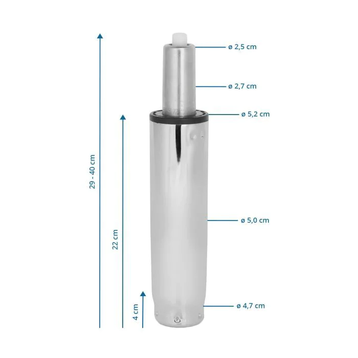 Gasfeder Gasdruckfeder L - schwarz, 29-40 cm von HJH - Produktbild 4 von 4