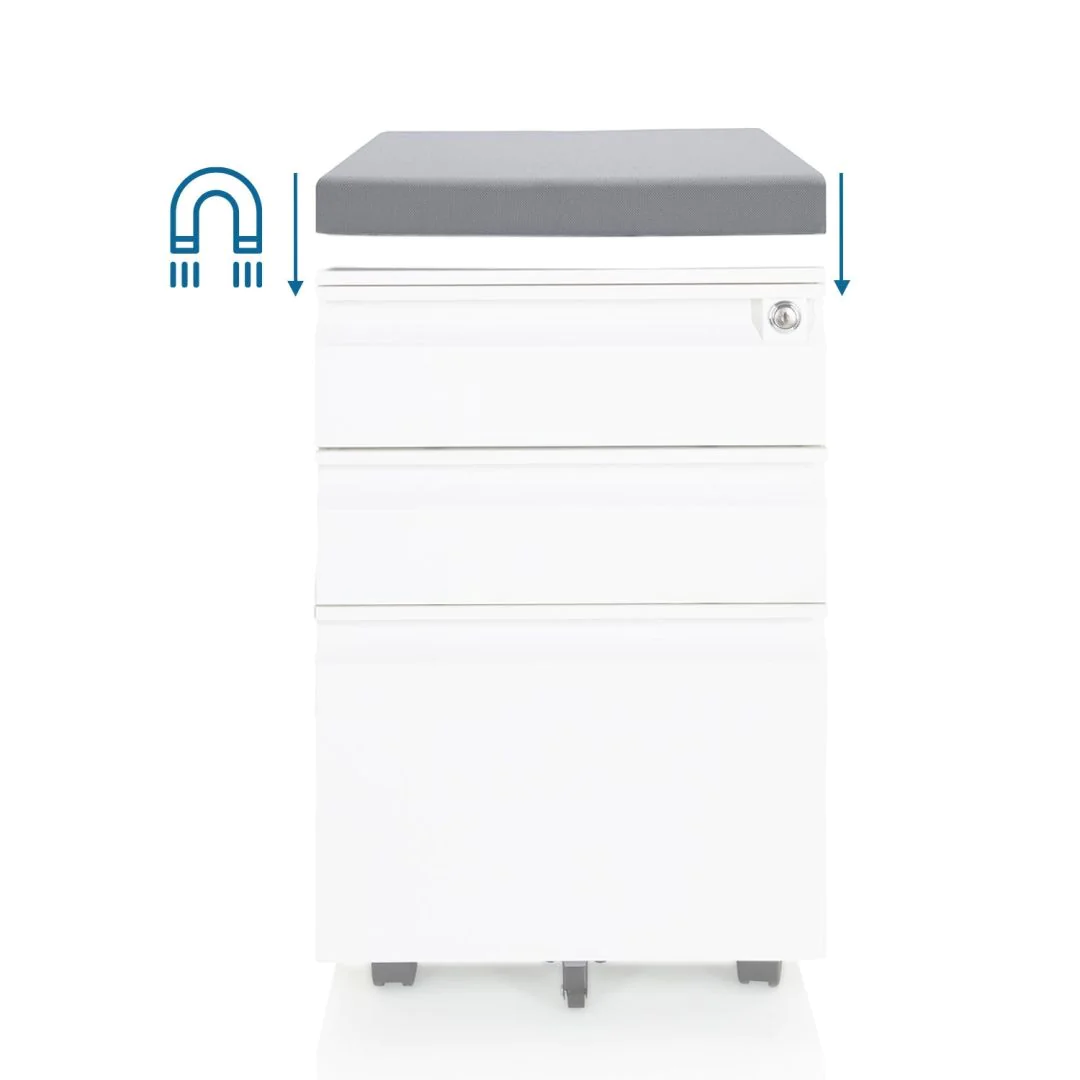 Rollcontainer COLOR OS Metall mit Sitzkissen von HJH - Produktbild 6 von 14