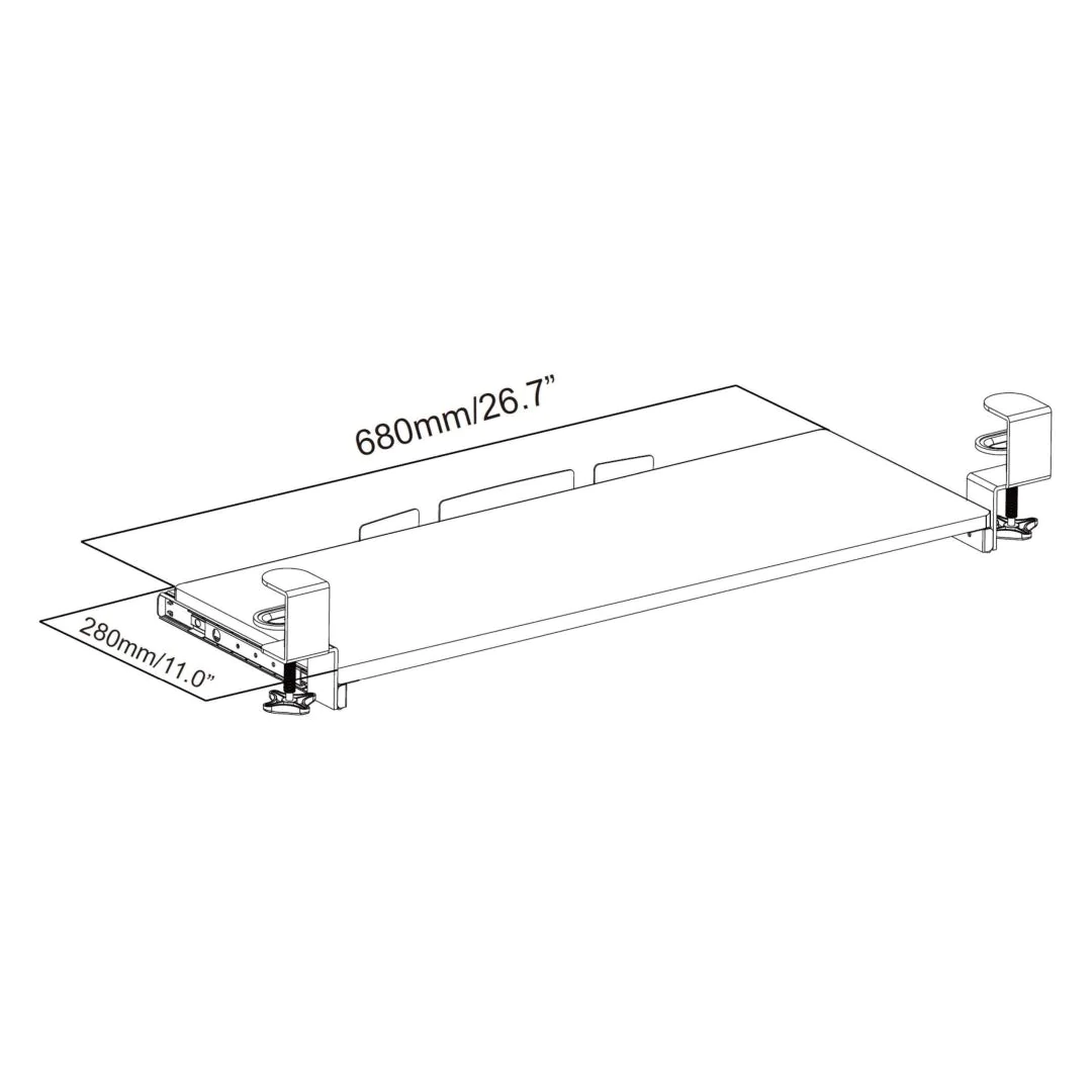 Tastaturhalterung VM-KB von HJH - Produktbild 5 von 5