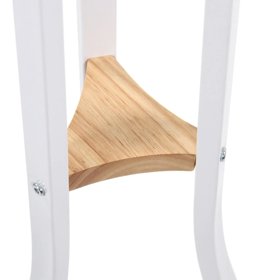 Garderobenständer SPACE III weiß buche Stahl von HJH - Produktbild 6 von 7
