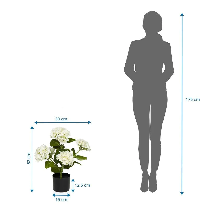 Kunstpflanze HYDRANGEA von HJH - Produktbild 4 von 5