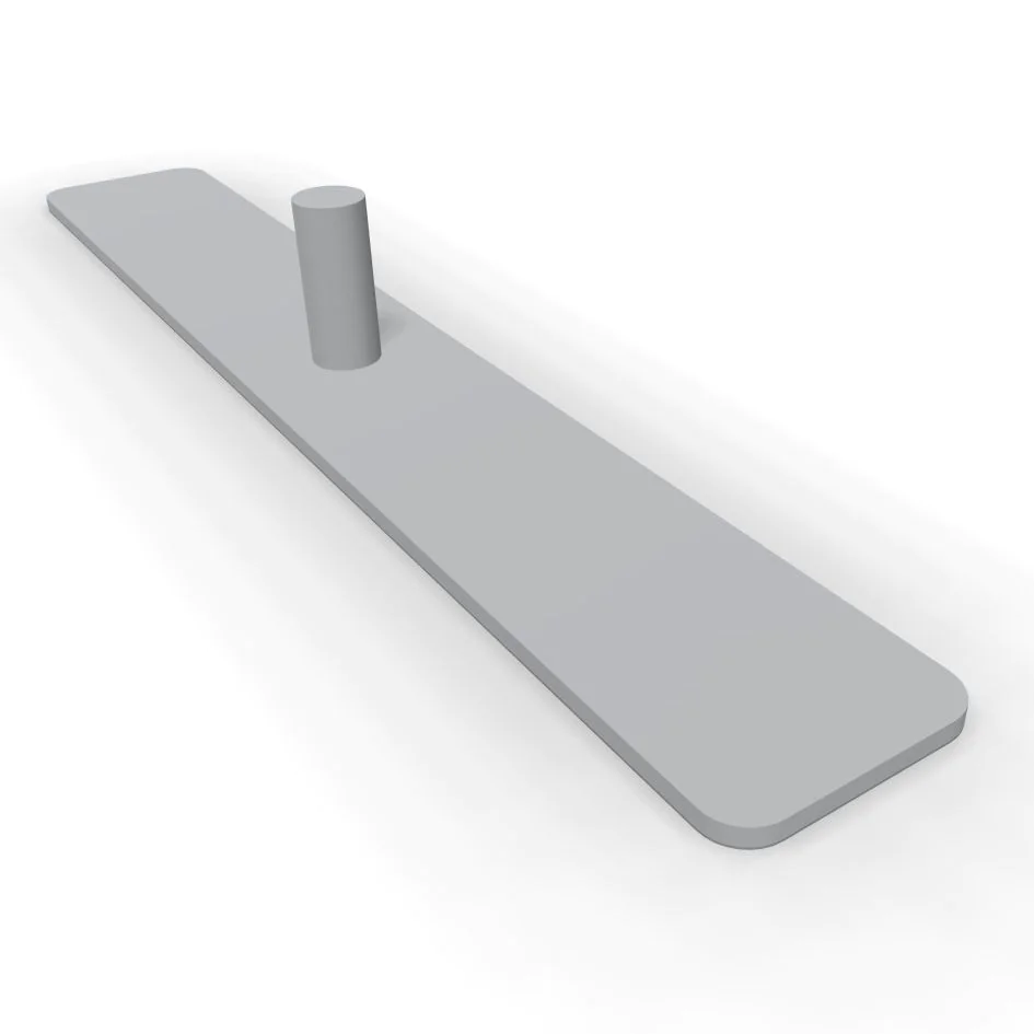 Ergopanel Auslegerfuß 40x6 cm - ERP-ERSI-AF-GW
