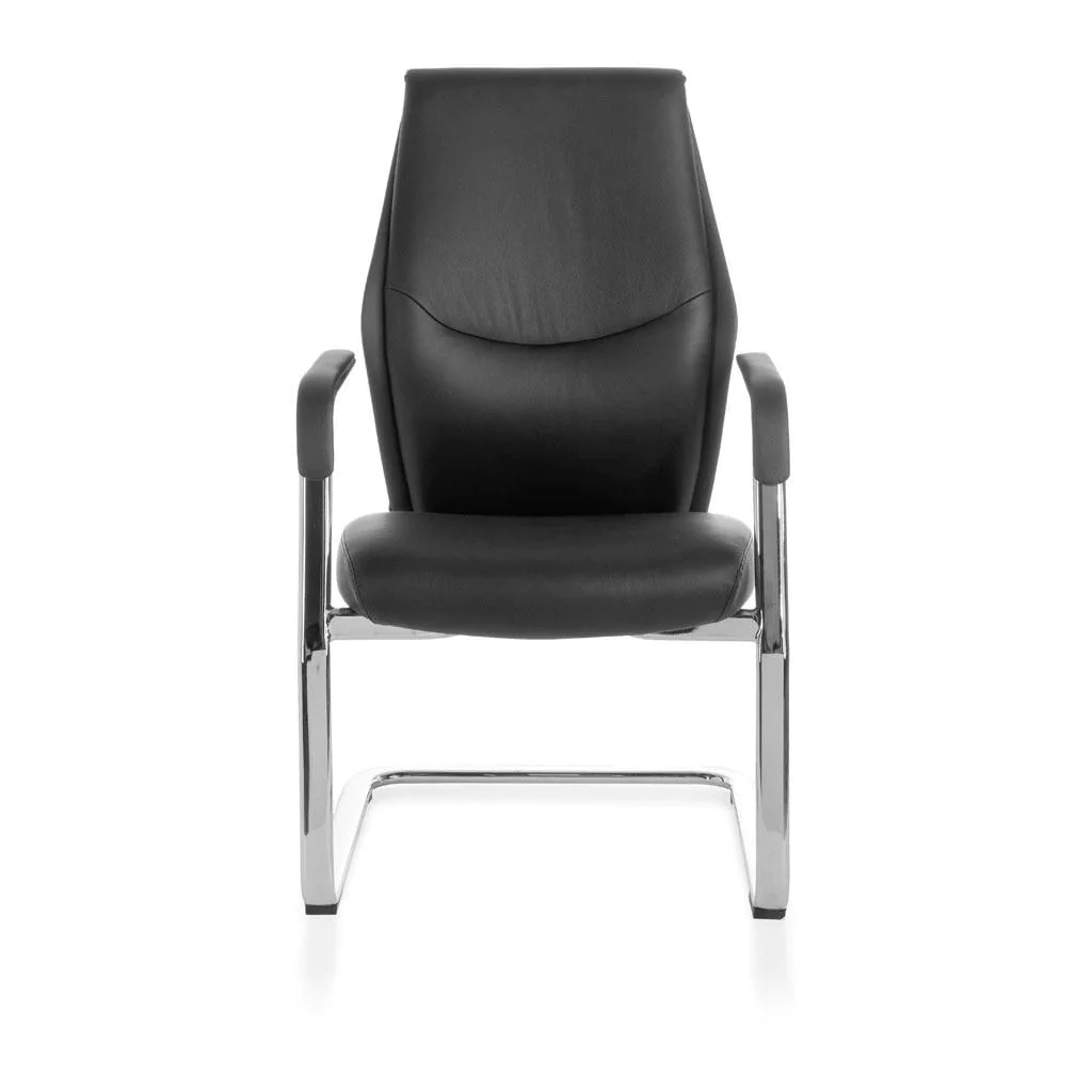Besucherstuhl Oxford Leder von Amstyle - Produktbild 2 von 4