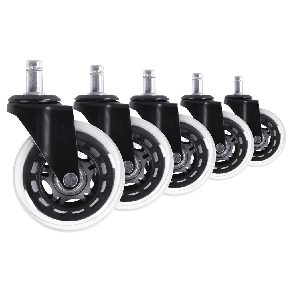 Universal-Schwerlastrollen Ø 75 mm (11 mm) 5er Pack von Amstyle - Produktbild 3 von 12
