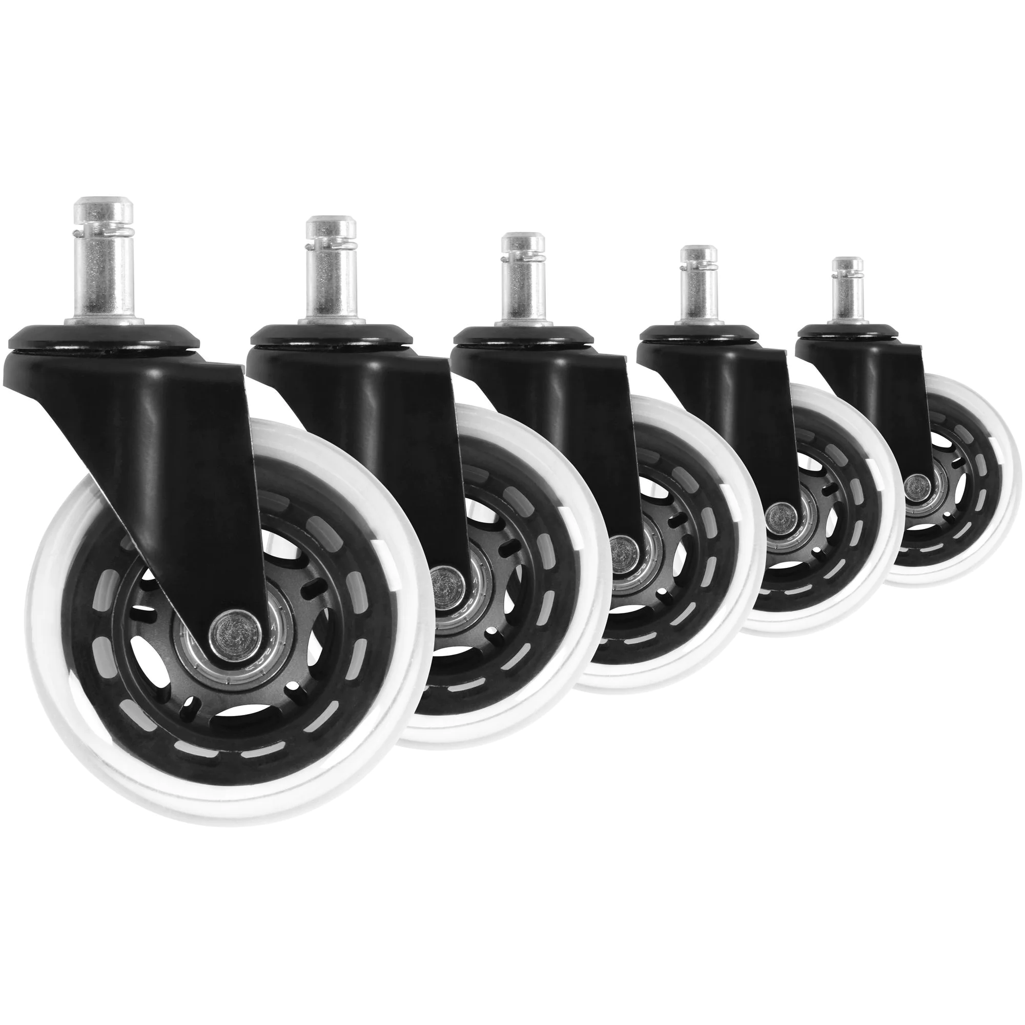 Universal-Schwerlastrollen Ø 75 mm (11 mm) 5er Pack von Amstyle - Produktbild 5 von 12