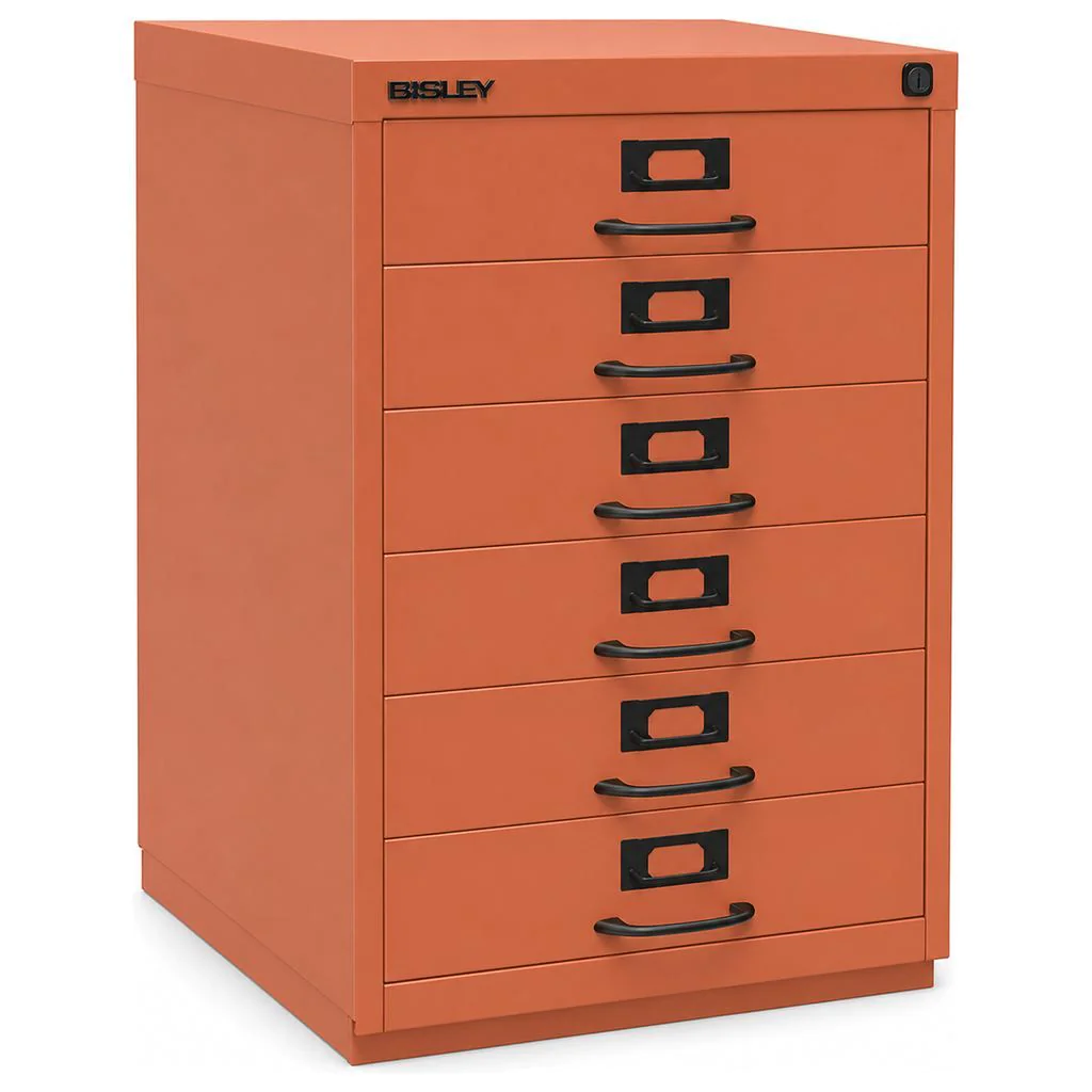 Schubladenschrank F mit Bügelgriff 6 Universalschubladen - BIS-049