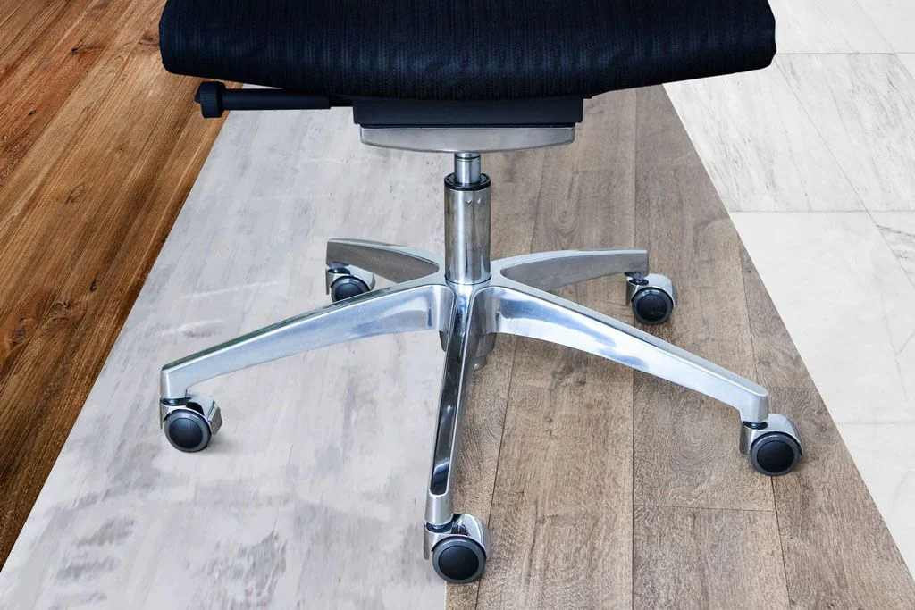 5x Design-Rollen ROLO LUX 11mm 50mm Büro-Stuhl-Rollen für Hartböden Chrom (5er Pack) von HJH - Produktbild 4 von 6