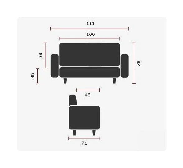 Loungemöbel Antigua 2-Sitzer von HJH - Produktbild 7 von 9