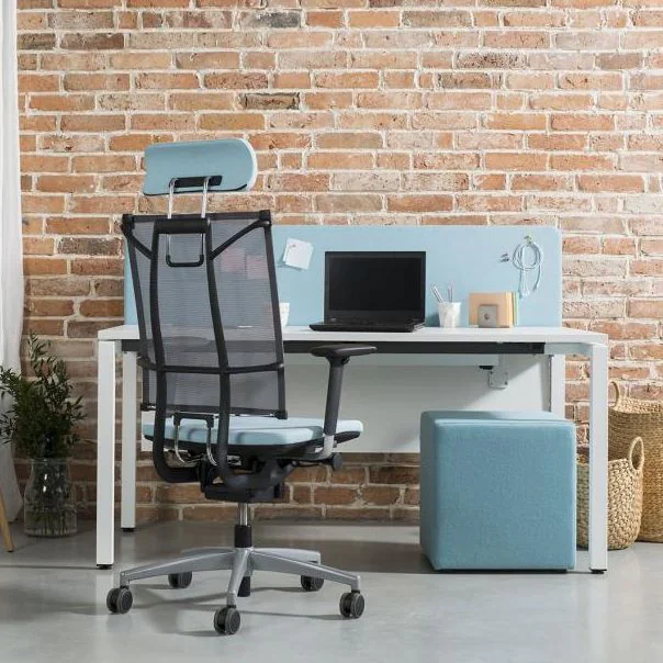 Schreibtisch CS5040 I-LEG LWM mit Sichtschutz von Nowy Styl - Produktbild 4 von 5