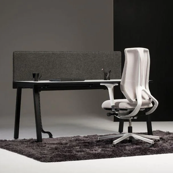 Schreibtisch CS5040 A-LEG LWM mit Sichtschutz von Nowy Styl - Produktbild 7 von 8