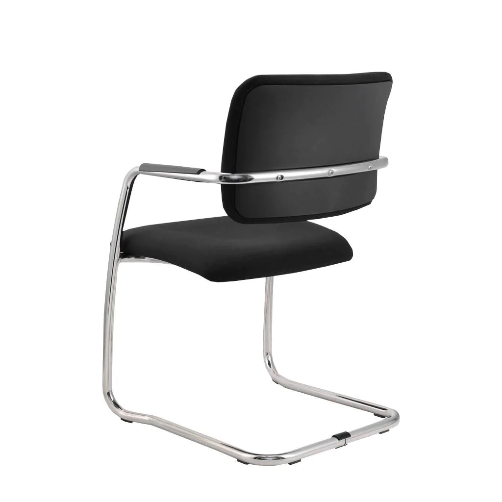 Besucherstuhl Tweet (2er Set) - Schwarz von Hammerbacher - Produktbild 4 von 5