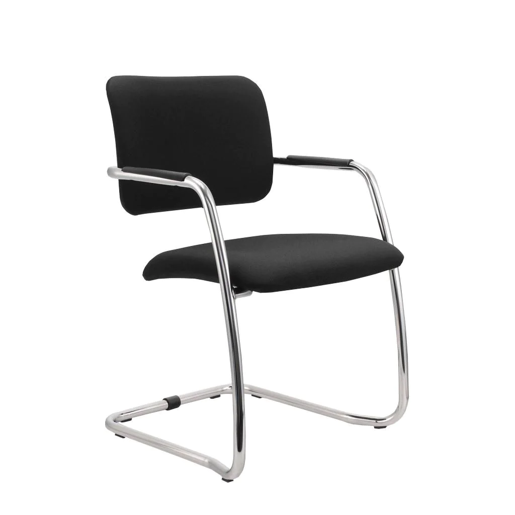 Besucherstuhl Tweet (2er Set) - Schwarz - HBA-SBP2-D