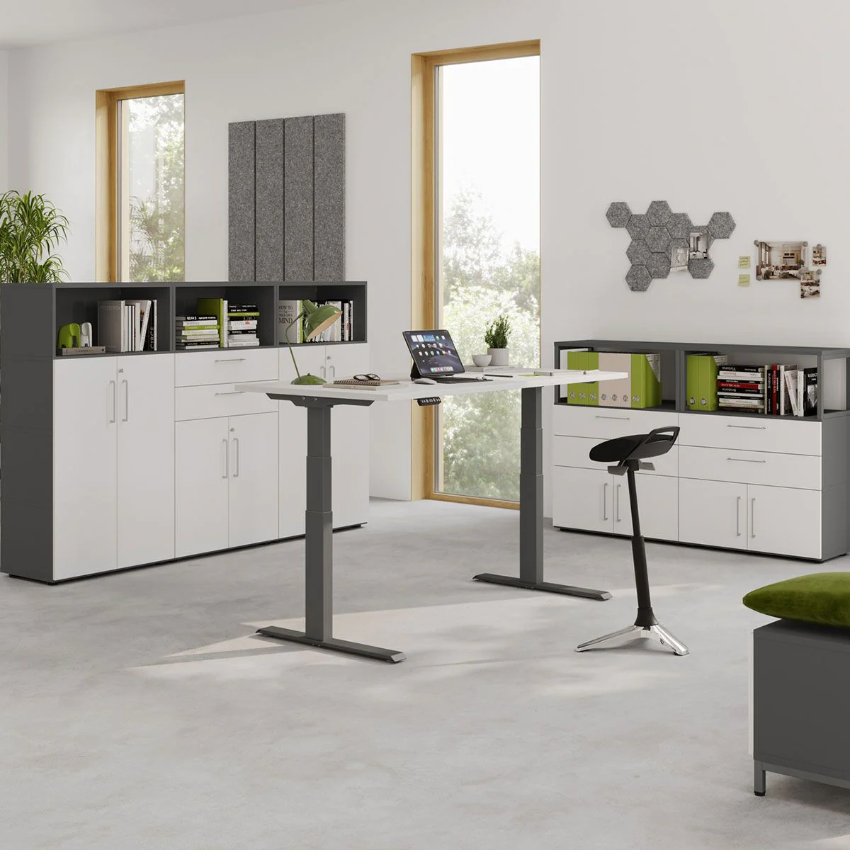 Kombischrank Flex Wall 3 OH von Hammerbacher - Produktbild 14 von 14