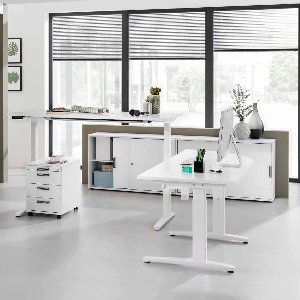 Höhenverstellbarer Schreibtisch XBHM von Hammerbacher - Produktbild 11 von 13