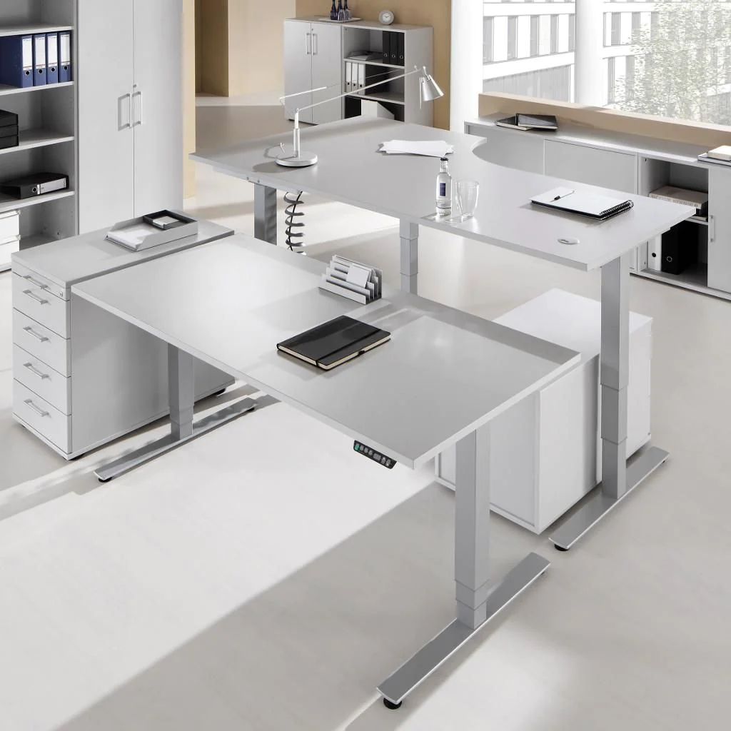 Höhenverstellbarer Schreibtisch XDSM Freiform von Hammerbacher - Produktbild 14 von 15