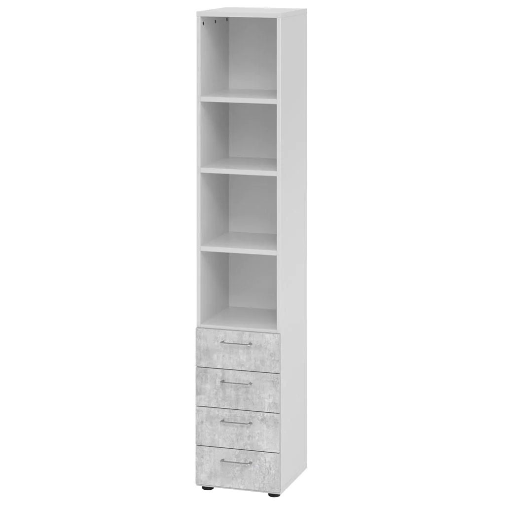 Kombischrank Advanced 9 S4 6 OH Metallgriff mit Schubladen von Hammerbacher - Produktbild 9 von 14