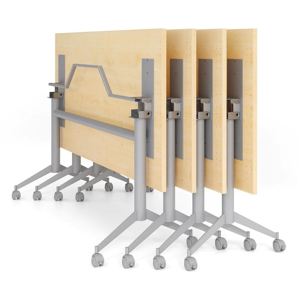 Klapptisch mit Rollen 160 x 80 cm von Hammerbacher - Produktbild 11 von 13