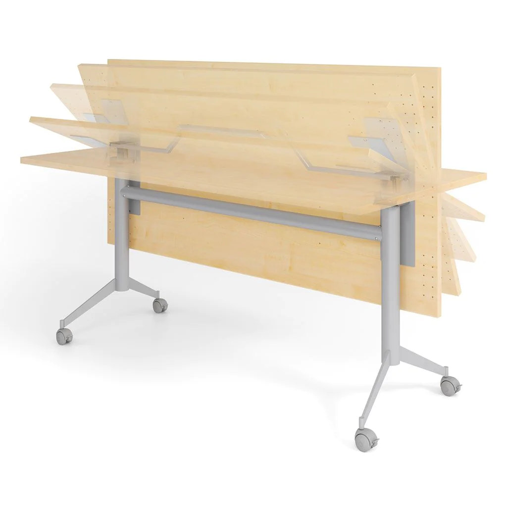 Klapptisch mit Rollen 160 x 80 cm von Hammerbacher - Produktbild 10 von 13