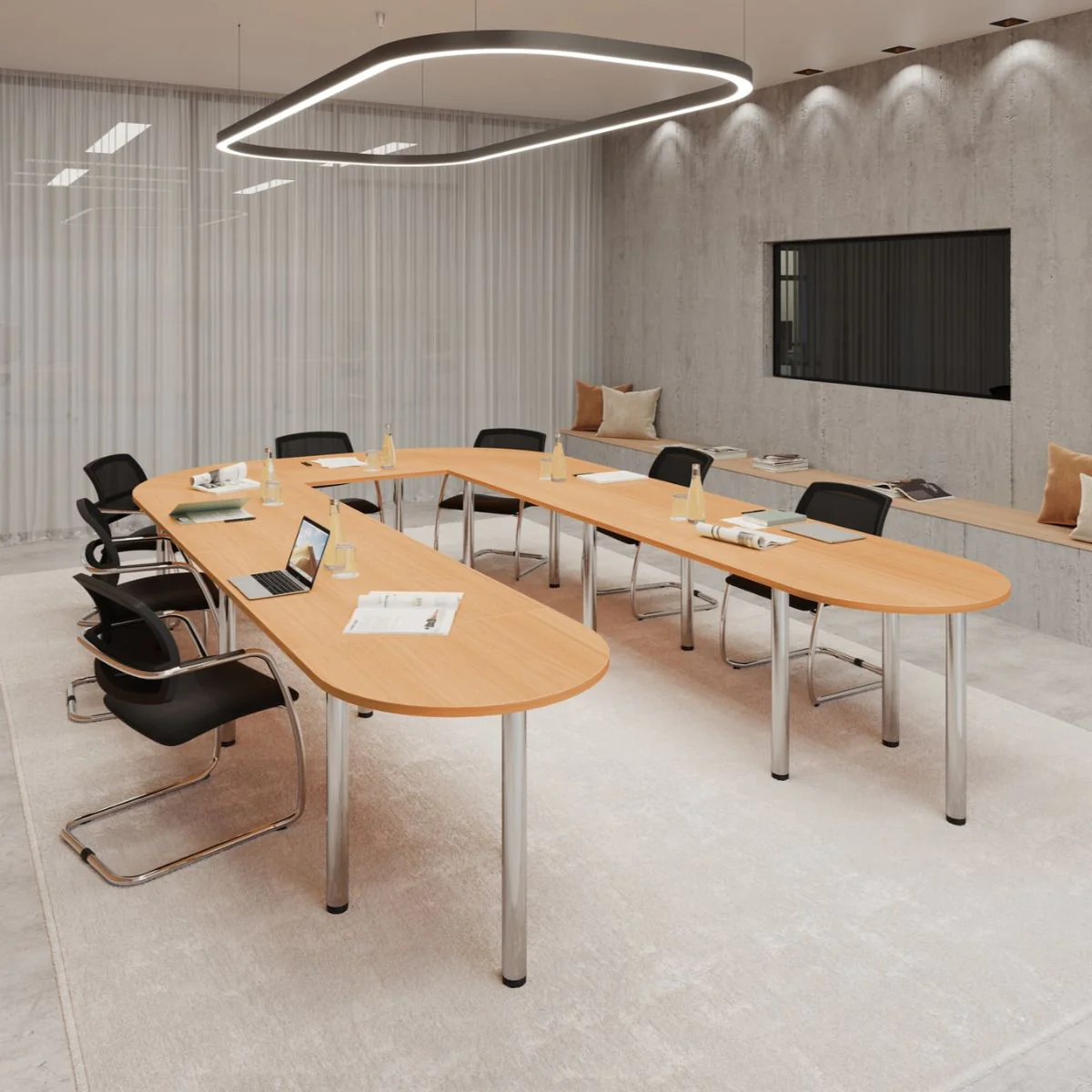 Konferenztisch K U-Form von Hammerbacher - Produktbild 8 von 14